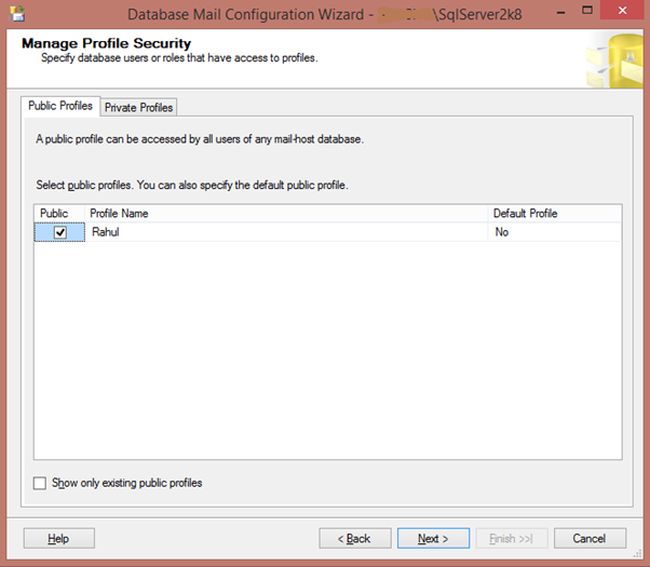 manage profile security